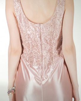 VESTIDO CL CORSET CON FALDA DRAPEADA VESTIDO CL CORSET CON FALDA DRAPEADA