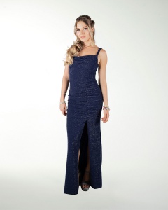 VESTIDO CL ENTALLADO CON ABERTURA