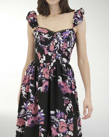 VESTIDO CA MADRID ESTAMPADO MIDI VESTIDO CA MADRID ESTAMPADO MIDI