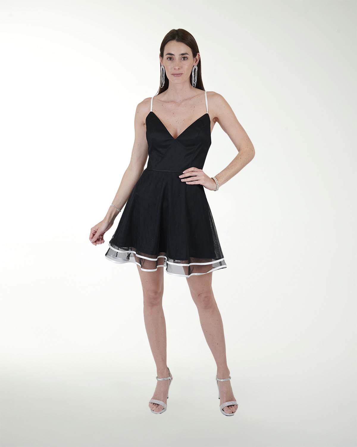 VESTIDO CC IMPERIAL CON BIES EN CONTRASTE VESTIDO CC IMPERIAL CON BIES EN CONTRASTE