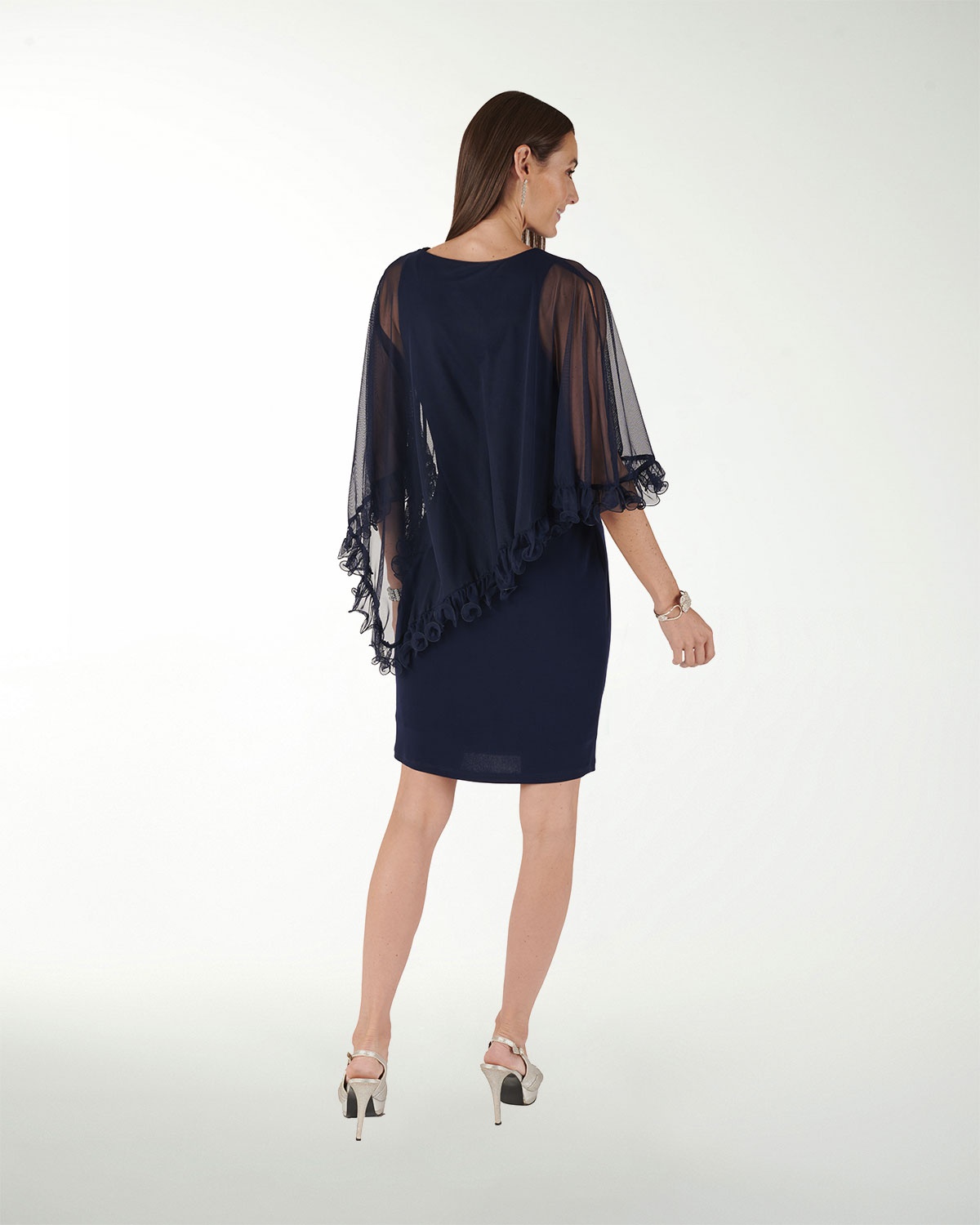 VESTIDO  CA LICRA LISO  RECTO   CON ENSAMBLE