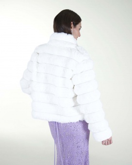 CHAMARRA DE PELO SINTETICO