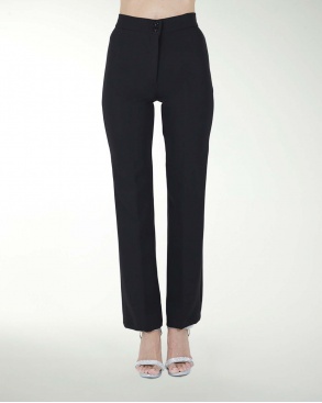 PANTALON DE VESTIR RECTO CON BOTON EN PRETINA