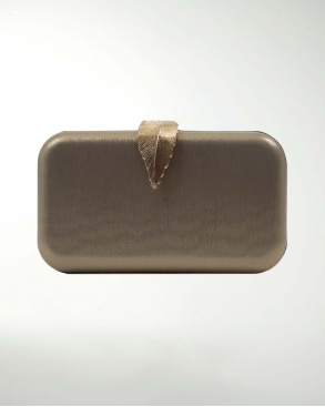 BOLSA DE FIESTA CON DECORADO DE HOJA