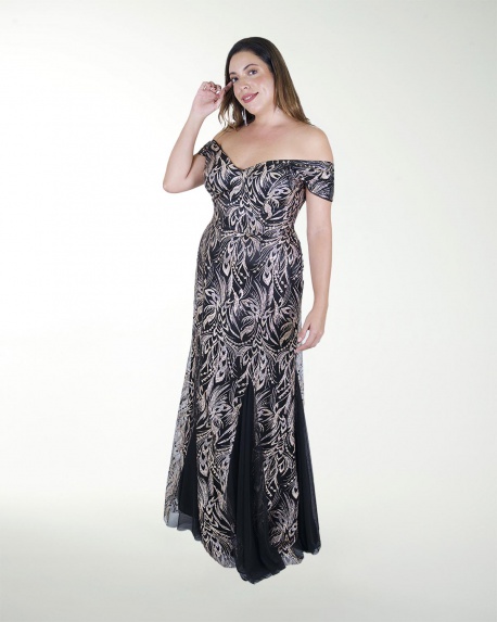 VESTIDO TE  ENTALLADO CORTE SIRENA