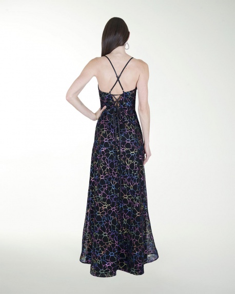 VESTIDO CL CORSET CON ABERTURA