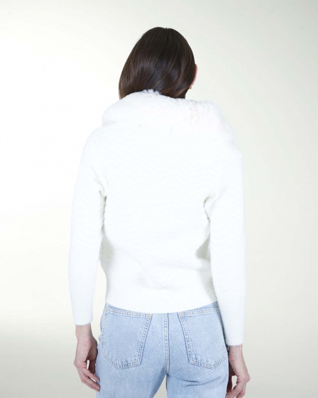 SWETER CON PELO DESMONTABLE