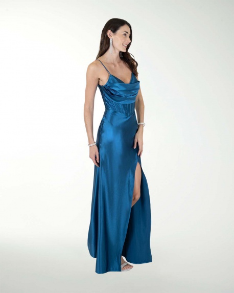 VESTIDO CL WARP CORSET Y FALDA ENVOLVENTE