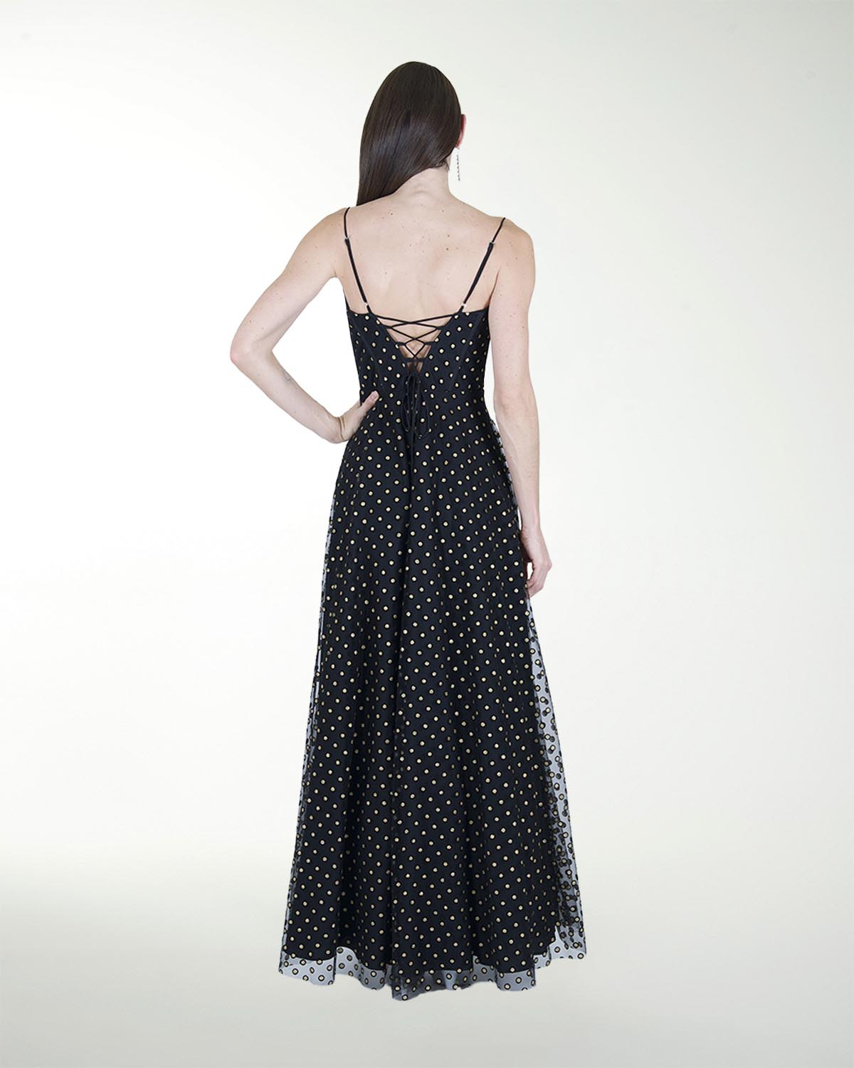 VESTIDO CL CORSET FALDA SEMICIRCULAR