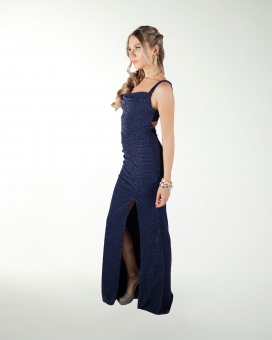 VESTIDO CL ENTALLADO CON ABERTURA