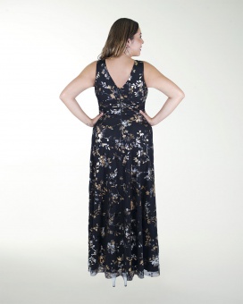 VESTIDO TE ESCOTE EN V