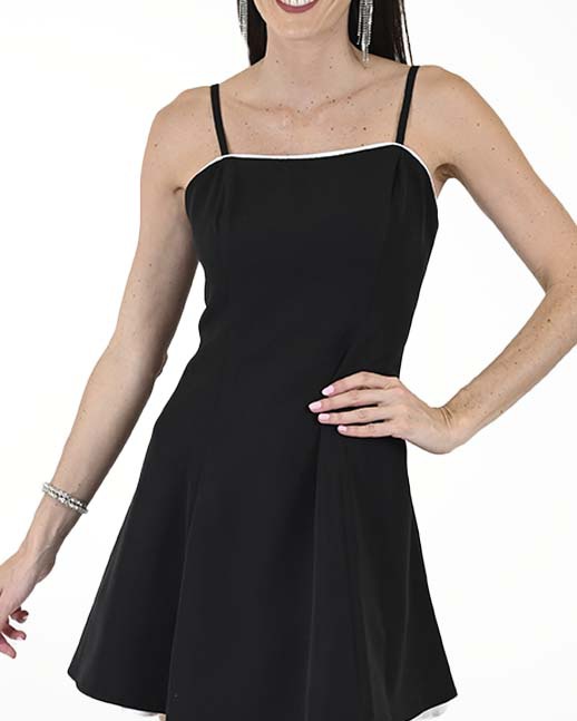 VESTIDO CA  BARBIE LISO COMBINADO