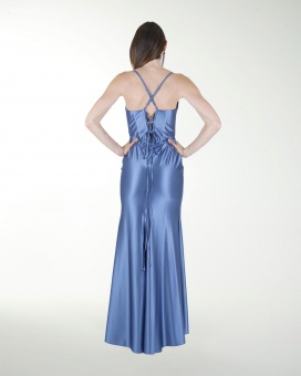 VESTIDO CL CON APLICACIÃN EN ABERTURA