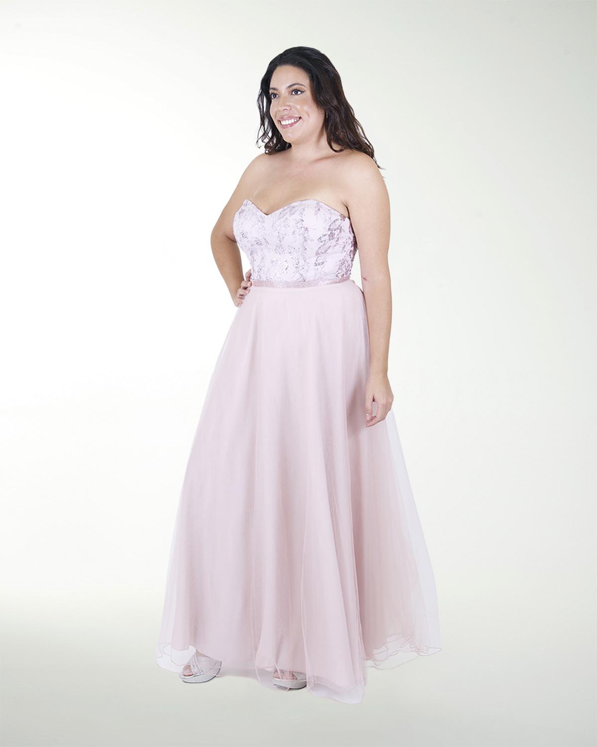 VESTIDO TE CON DETALLE DE BRILLO