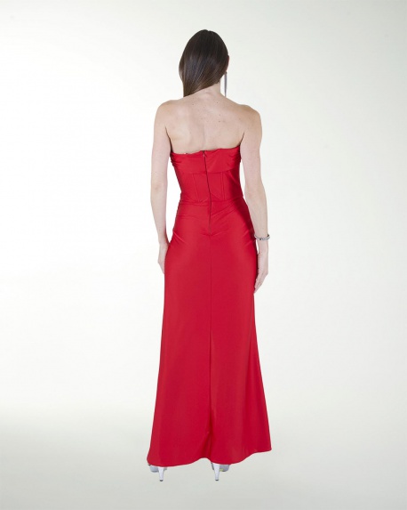 VESTIDO CL COLOMBIANA STRAPLESS