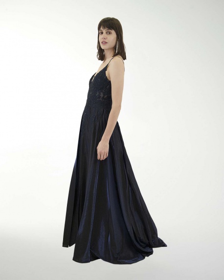 VESTIDO PR GRAN GALA CON BRILLO