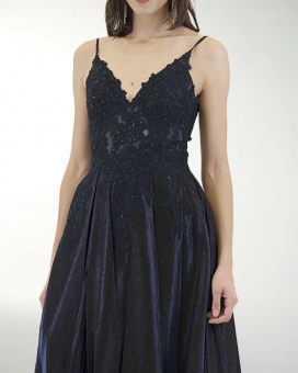 VESTIDO PR GRAN GALA CON BRILLO