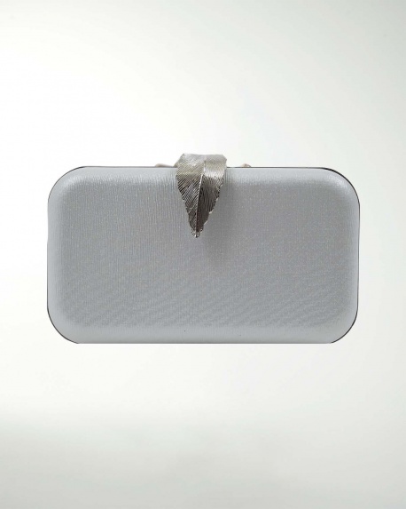 BOLSA DE FIESTA CON DECORADO DE HOJA