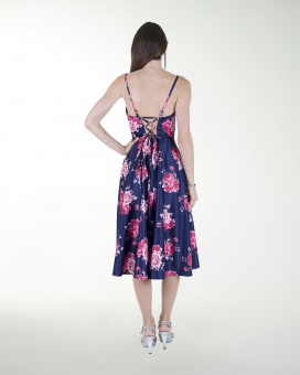 VESTIDO CC ESTAMPADO LARGO MIDI