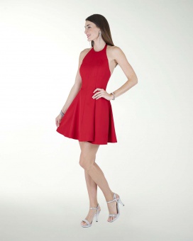 VESTIDO ANT LISO HALTER
