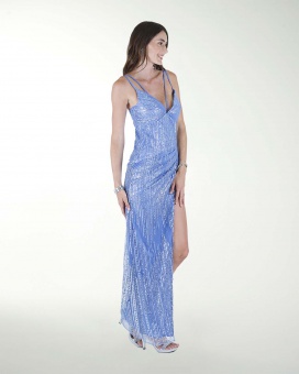 VESTIDO CL CORSET CON ABERTURA