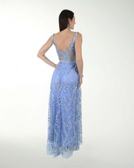 VESTIDO CL FANTASIA CON ABERTURA