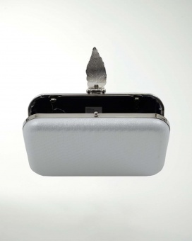 BOLSA DE FIESTA CON DECORADO DE HOJA