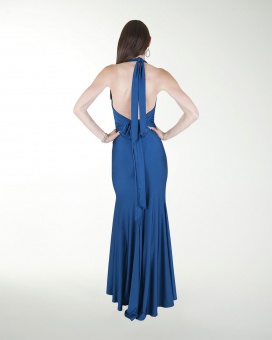 VESTIDO CL HALTER CORTE SIRENA