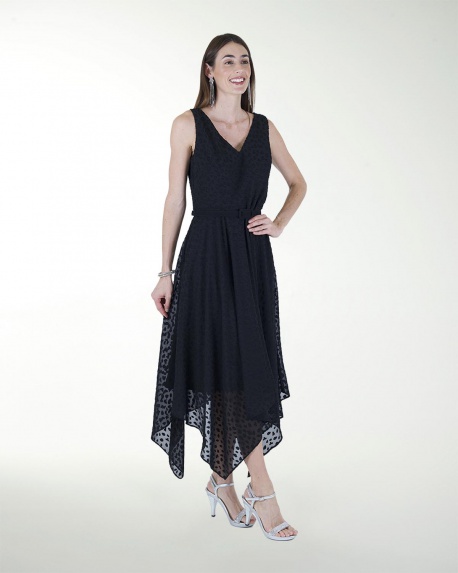 VESTIDO CA  ESCOTE EN V