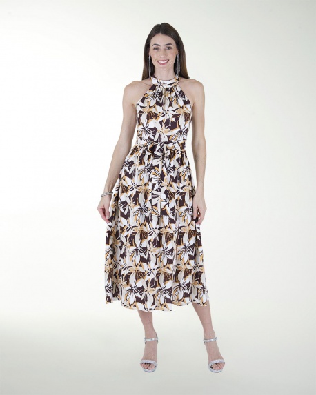 VESTIDO CA CUELLO ALTO