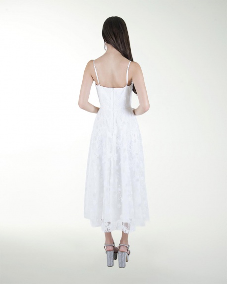 VESTIDO CC BLA LARGO MIDI