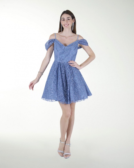 VESTIDO CC DE HOMBRO CAIDO