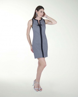 VESTIDO CA COMBINADO CON BIES