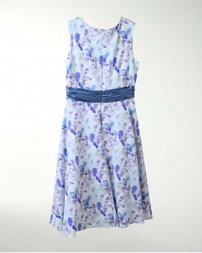 VESTIDO NIÑA SEMICIRCULAR ESTAMPADO