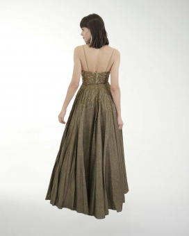 VESTIDO PR GRAN GALA CON BRILLO