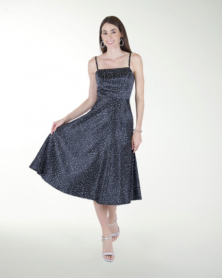 VESTIDO CA HALTER CON JARETAS EN LA ESPALDA