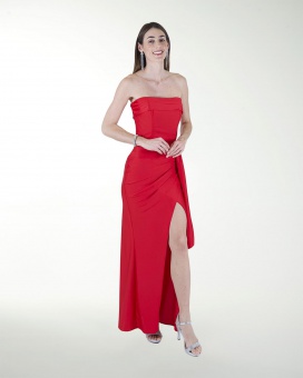 VESTIDO CL COLOMBIANA STRAPLESS