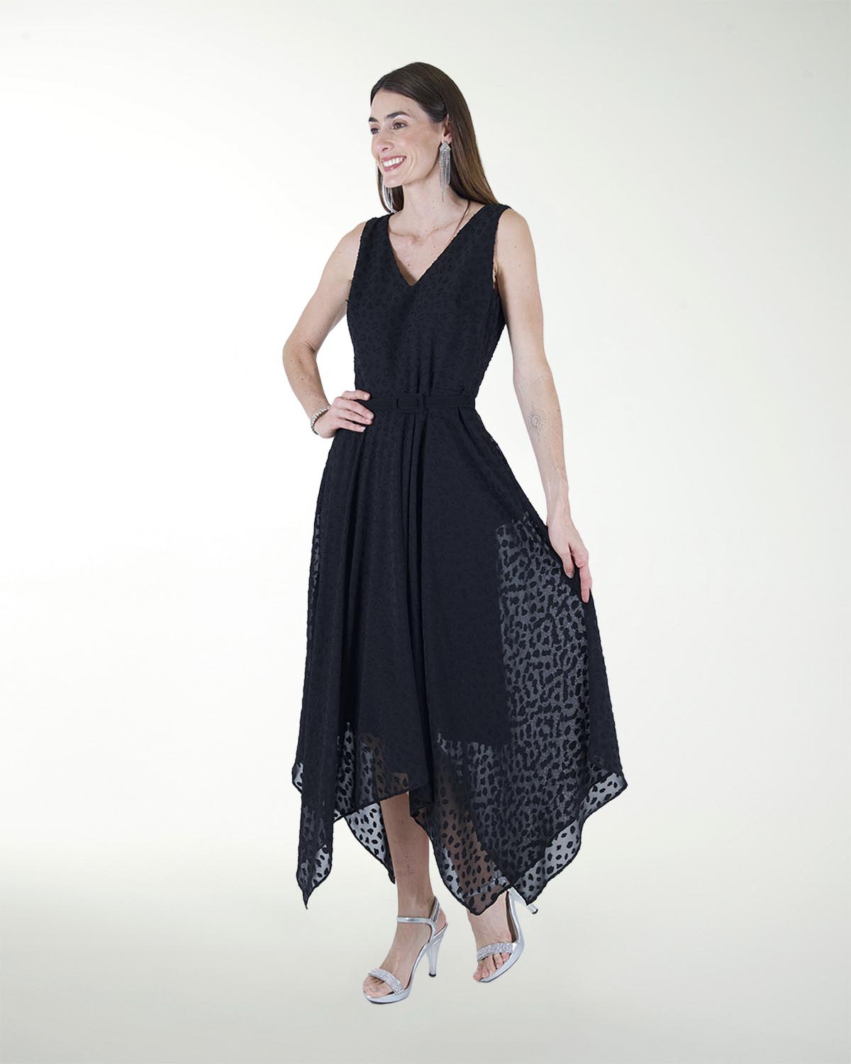 VESTIDO CA  ESCOTE EN V