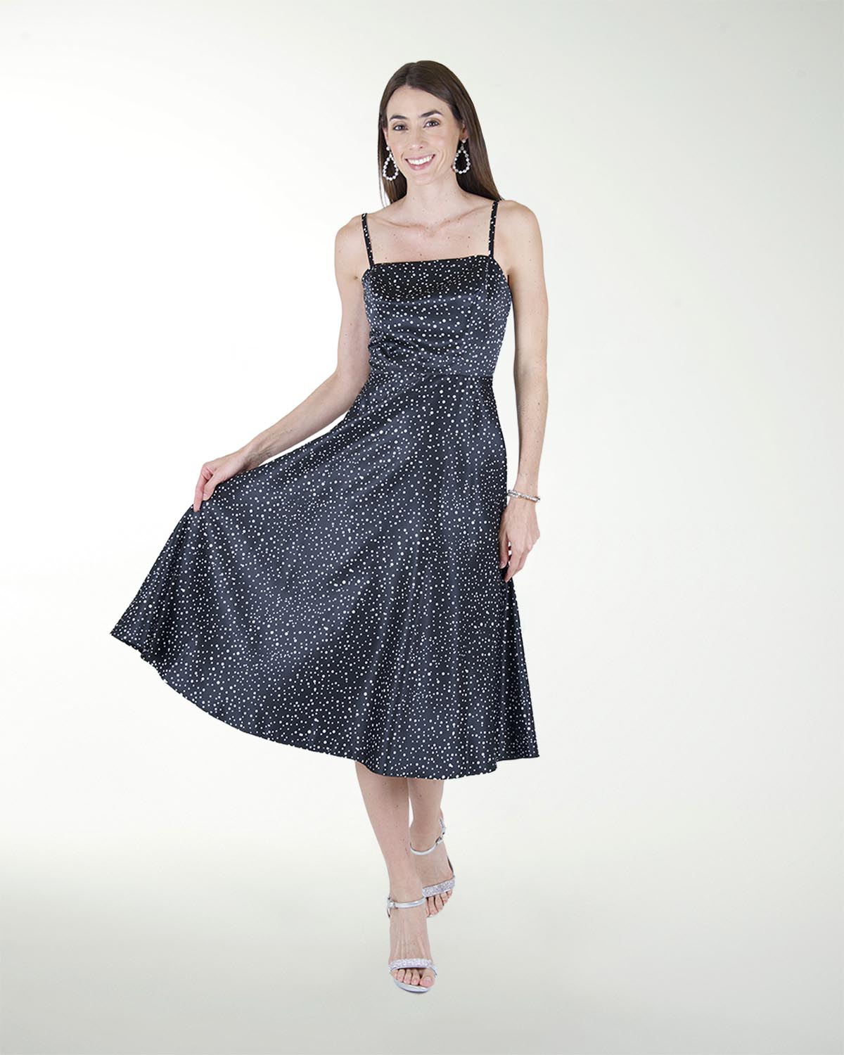 VESTIDO CA HALTER CON JARETAS EN LA ESPALDA