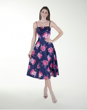 VESTIDO CC ESTAMPADO MIDI