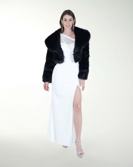 CHAMARRA DE PELO SINTETICO