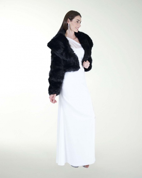 CHAMARRA DE PELO SINTETICO