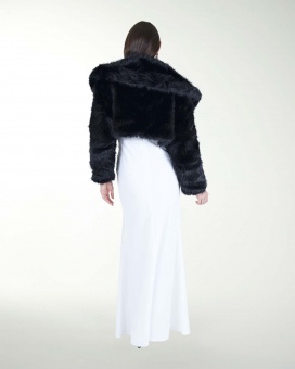 CHAMARRA DE PELO SINTETICO