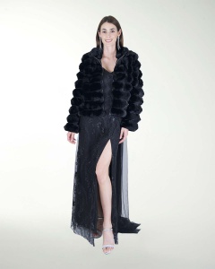 CHAMARRA DE PELO SINTETICO