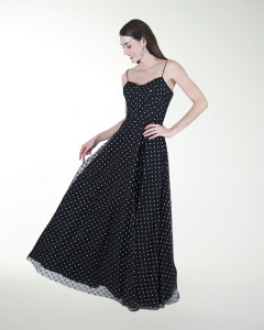 VESTIDO CL CORSET FALDA SEMICIRCULAR