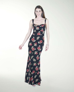 VESTIDO CL ESTAMPADO ESCOTE EN ESPALDA