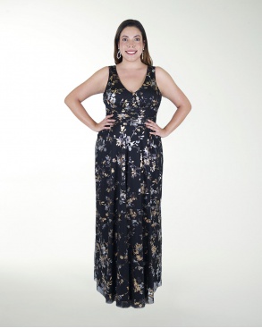 VESTIDO TE ESCOTE EN V