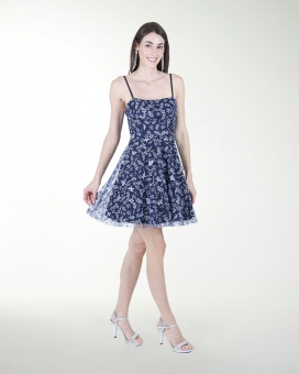 VESTIDO CC FALDA SEMI CIRCULAR