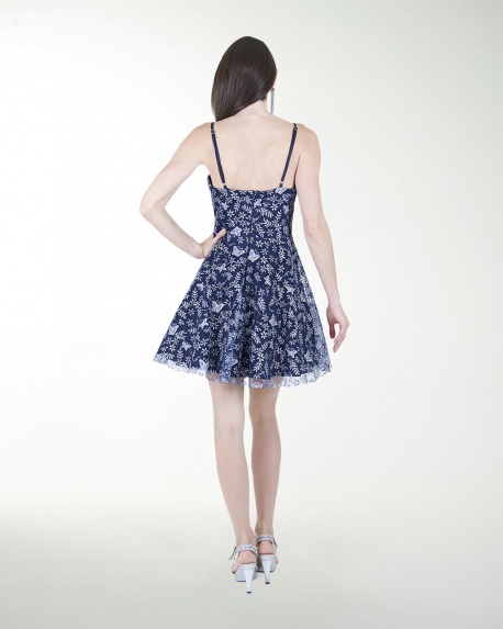 VESTIDO CC FALDA SEMI CIRCULAR