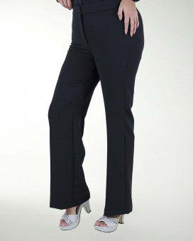 PANTALON DE VESTIR RECTO CON BOTON EN PRETINA
